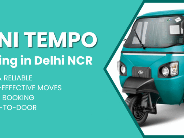 Mini Tempo for Shifting in Delhi NCR: Save Money Without Compromising on Safety