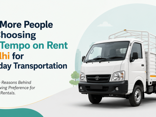 Why More People Are Choosing Mini Tempo on Rent in Delhi for Everyday Transportation