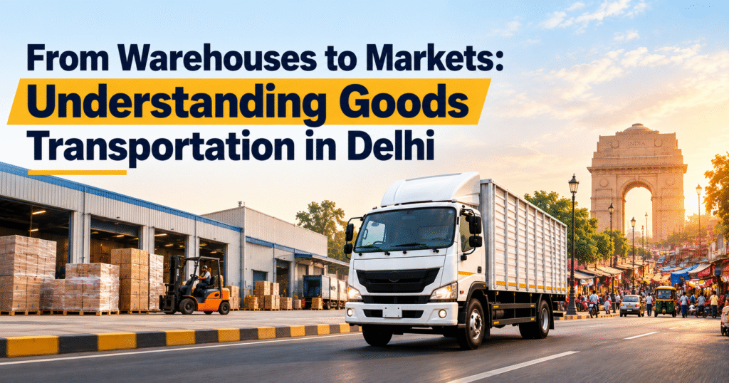 From Warehouses to Markets: Understanding Goods Transportation in Delhi