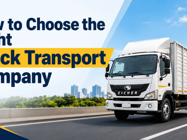 How to Choose the Right Truck Transport Company